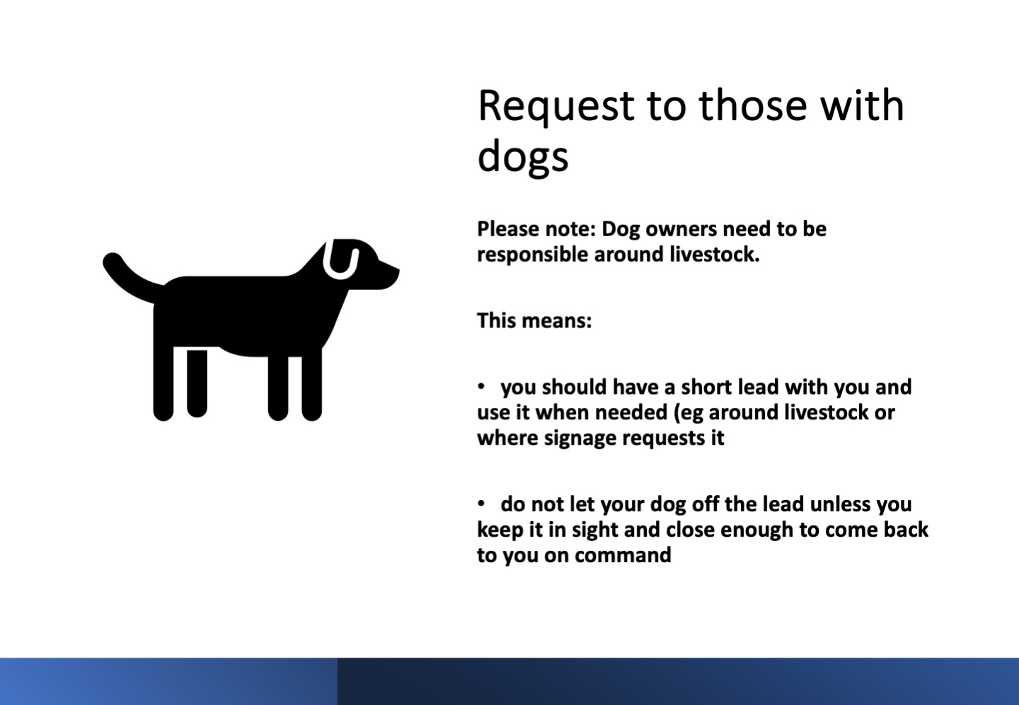 Request to those with dogs